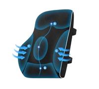 AgoKud Lumbar Support Pillow for Office Chair,Office Home, College Dorm Room Essentials,Back Support Pillow for Car, Chair Cushions,Back Pain Relief Improve Posture,Mesh Cover Double Adjustable Straps