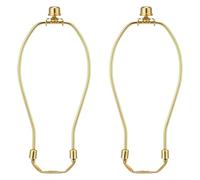 Agoky 2pcs Lamp Shade Holder Light Bulb Cover Lampshade Levellers for Replacement DIY Lighting Accessories 2pcs Gold One Size