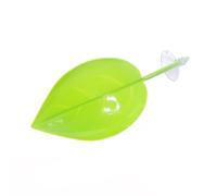 Agoky Basking Platform Tree Frog Tank Accessories Leaf Shape Bearded Dragon Basking Platform With Suction Cups Light Green One Size