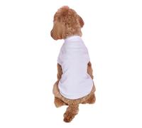 Agoky Dog Shirts Quick Dry Soft Stretchy Puppy Tshirts Front Leg Sleeves Vest Pet Clothes For Small Medium Dogs White L