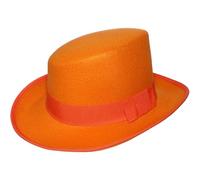 Agoky Gentleman Felt Fedora Victorian Magic Topper Hat For Halloween Magician Carnivals Party Rose Gold One Size