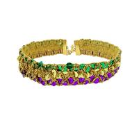 Agoky Mardi Gras Feathers Headband Feather Headband Sequin Mask For1920s Carnival Parade Tea Party Type F One Size
