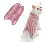 Agoky Soft Dog Recovery Suit Post-operative Protective Suit With Breathable Design No Sleeves Pink M