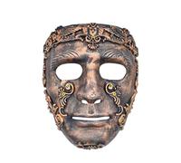 Agoky Viking Warrior Mask Medieval Berserker Soldier Costume Masks For Masquerade Party Coffee 1 One Size