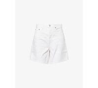 Agolde Womens Agolde Dame Wide-Leg Denim Shorts Fortune Cookie (Natural) 25