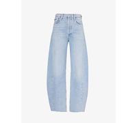 Agolde Womens Agolde Luna Faded-Wash Denim Jeans Void (Lt Indigo) 24