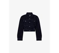 Agolde Womens Agolde Radley Velvet Jacket Blue Crush (Navy Velv) M