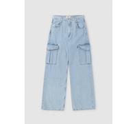AGOLDE Womens Minka Cargo Jeans In Realm Colour: Dnm, Size: W26