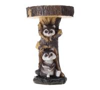 AGONEIR Bird Feeder Garden Decoration For Bird Watching Bird Lovers Hummingbird Outdoors Feeder Racoon Easy To Fill