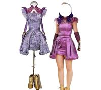 AGOS Disney Plus Descendants 3 Maru Cosplay Costume + Wig + Shoes, Anime Disguise Costume, Halloween / Christmas Photo Shooting, Man-Yu Exhibition Viewing