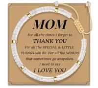 AGOT Daughter in Law Bracelets Gifts: Dear Daughter in Law Birthday Gifts from Mother in Law, Crystal-Mom, Stone, crystal