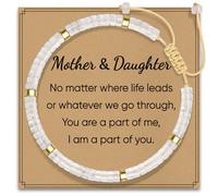 AGOT Daughter in Law Bracelets Gifts: Dear Daughter in Law Birthday Gifts from Mother in Law, Crystal-Mother & Daughter, Stone, crystal