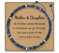 AGOT Daughter in Law Bracelets Gifts: Dear Daughter in Law Birthday Gifts from Mother in Law, Lapis Lazuli-Mother & Daughter, Stone, Lapis Lazuli