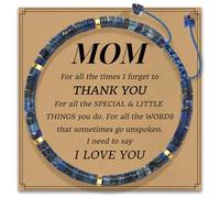 AGOT Daughter in Law Bracelets Gifts: Dear Daughter in Law Birthday Gifts from Mother in Law, Lapis Lazuli-Mom, Stone, Lapis Lazuli