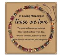AGOT Daughter in Law Bracelets Gifts: Dear Daughter in Law Birthday Gifts from Mother in Law, Red Creek Jasper-Memory, Stone, Jasper