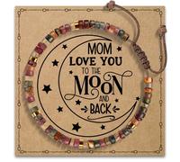 AGOT Daughter in Law Bracelets Gifts: Dear Daughter in Law Birthday Gifts from Mother in Law, Red Creek, Stone, Jasper