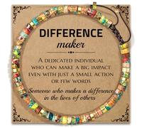 AGOT Thank You Gifts for Women: Teacher Appreciation Office Gifts for Coworkers Employee Boss Lady Manager Colleague Natural Stone Bracelet, king, Jasper