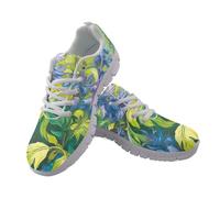 Agoviwo Jungle Print Women's Slip On Trainers Road Running Shoes Lightweight Shoes for Travel Hiking