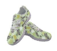 Agoviwo Jungle Print Women's Tennis Shoes Lightweight Comfy Trainers Road Running Shoes Trainers