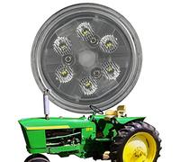 AGP.1978 Round 30W Agriculture LED Work Light,Par 36 LED Light Replace 4410, 4411 Sealed Beam, Tractor LED Lamp Compatible with Allis Chalmers Ford International John Deere Case Tractor Flood 12V