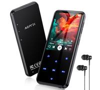AGPTEK 64GB MP3 Player with Bluetooth, M3 2.4'' Player with Speaker Black