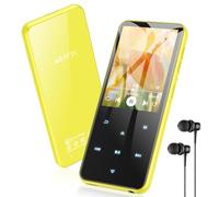 AGPTEK 64GB MP3 Player with Bluetooth, M3 2.4'' Player with Speaker Yellow