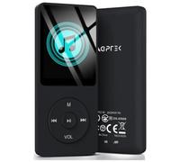 AGPTEK A02 8GB MP3 Player, 70 Hours Playback Lossless Sound Music Player, Supports up to 128GB, Black