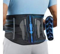 AGPTEK Back Brace for Men with Larger Frame - Extra Support Lumbar Belt for Heavy Lifting, Lower Back Pain & Herniated Disc - Adjustable Compression with Metal Stays for Gym & Recovery, XL