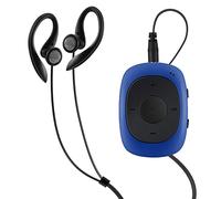 AGPTEK Clip MP3 Player Screenless with FM Shuffle, Mini Sweatproof Music Player for Sports Jogging Running Gym, 64GB Internal Memory, Included Wired Earphones