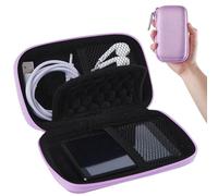 AGPTEK MP3 MP4 Player Case for 4 Inch Full Screen Touch MP3 Music Player Fit for iPod Nano iPod Shuffle Earbuds USB Cable Memory Card, Purple