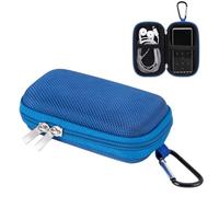 AGPTEK MP3 Player Case,Hard travel case for 1.8 inch MP3 Player ,earphones USB cable memory card U disk-Blue
