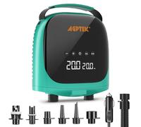 AGPTEK Paddle Board Pump Electric Sup Pump 20PSI Portable SUP Air Pump,Auto-Off 12V DC Car Connector Electric Pump for Inflator & Deflator Inflatable Stand up Paddle Boards,Boats,Inflators