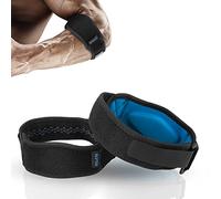 AGPTEK Tennis Elbow Support Strap, 2 Pack Golfers Elbow Support Brace for Men & Women, Arm Support Elbow Clasp Adjustable with EVA Compression Pad for Pain Relief