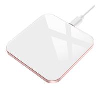 AGPTEK Wireless Charger, Qi-Certified 15W Max Fast Wireless Charging Pad Compatible with iPhone 17/16/15/14/13/12/12 Pro/11/XS/X/8, for Samsung Galaxy S25/S24/S23/S22/S21/S20/S10, AirPods Pro, White
