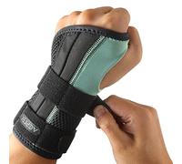 AGPTEK Wrist Support Brace with Metal Stabilizer, Wrist Splint for Carpal Tunnel, Hand brace for Arthritis, Sprains, Tendonitis and Joint Pain, Suitable for Left Hand, L: 7.9-10.2in
