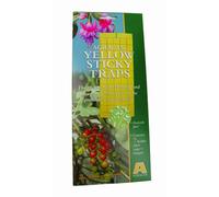 Agralan Yellow Sticky Fly Traps | Double Sided Sticky Fly Paper Catchers | Control of Fungus Gnats, Whiteflies, Aphids, Leafminers etc |