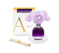 AGRARIA AirEssence Flower and Reed Diffuser Set, Hand Crafted Sola Flower Botanical Home Fragrance Diffuser, Scented Oil Reed Diffuser, Flower and Reed Diffuser Gift Set for All Occasions