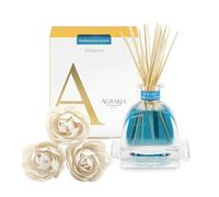 AGRARIA AirEssence Flower and Reed Diffuser Set, Hand Crafted Sola Flower Botanical Home Fragrance Diffuser, Scented Oil Reed Diffuser, Flower and Reed Diffuser Gift Set for All Occasions