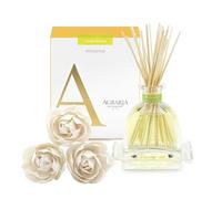 AGRARIA AirEssence Flower and Reed Diffuser Set, Handmade Sola Flower Botanical Home Fragrance Set, Scented Oil Reed Diffuser Gift for All Occasions