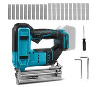 Agrdeed 18GA Cordless Brad Nailer Compatible for Makita 18V, Electric Nail Gun, Battery Stapler Nail Gun/Staple Gun with 1000 Nails and 1000 Staples for Woodworking, Upholstery (No Battery)