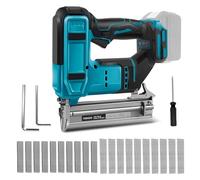 Agrdeed 18GA Cordless Brad Nailer Gun Compatible for Makita 18V, 2 in 1 Stapler Nailer with 1000 Nails and 1000 Staples, Brushless Nail Staple Gun for Carpentry Upholstery(No Battery)