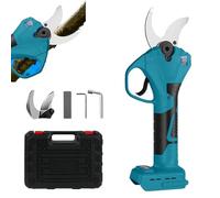 Agrdeed Cordless Electric Pruning Shears, Heavy Duty Electric Secateurs LCD Display Scissor Garden Secateurs Pruner for Dewalt 18V Battery, Max 55mm Cutting Diameter (Battery and Charger Not Included)