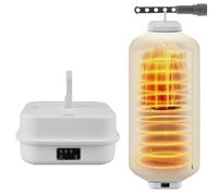 Agrdeed Portable Clothes Dryer Electric, Foldable Heated Clothes Airer Fast Drying, 600W Mini Electric Indoor Laundry Dryers With Drying Bag and Timer for Camping, Hotel, Apartment