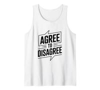 Agree to Disagree Humorous Conversation Starter Tank Top