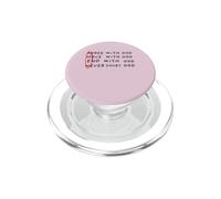 AGREE WITH GOD, MOVE WITH GOD, END WITH GOD. PopSockets PopGrip for MagSafe