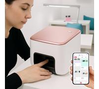 agreilduite 3D Nail Art Printer Machine, Digital Nail Printer, With Ink Cartridge (Supports Printing About 500 Nail Surfaces),Fast Drawing In 10s, Automatic Color Art Nails/Press On Nails Printer