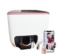 agreilduite 3D Nail Printer Machine, Digital Mobile Nail Art Printer-Portable Nail Painting Machine, App Control/Design Gallery/Identifying Nail Edges, W/Ink Cartridge (Print About 500 Times)