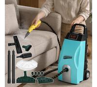 agreilduite Commercial Steamer 3000W,4 to 5 Bar,adjustable steam,for Garage &Workshop Blue