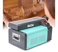 agreilduite Corrugated Box Expansion Cutting Machine, Commercial Honeycomb Packing Paper Maker, Shredding Speed: 5m/Min, Transforms Cardboard Into Packing Material,350mm Cutting Width Blue