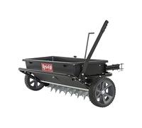 Agri-Fab 45-05431 100lb Tow Poly Drop Spreader/Spike Aerator, Black